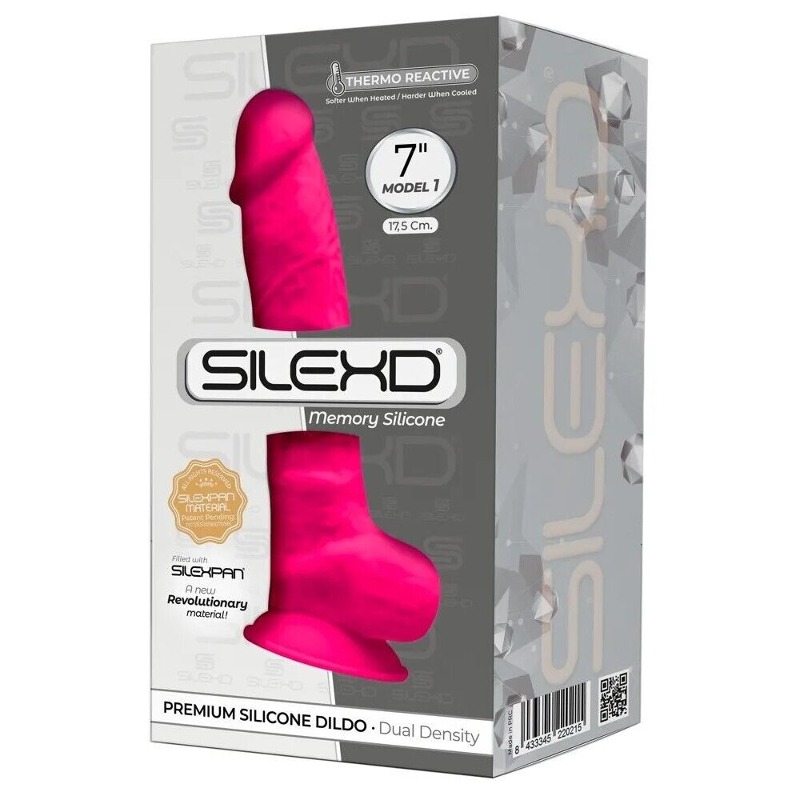 실렉스디 프리미엄 딜도 핑크 모델1 7&quot; SILEXD Premium Silicone Dildo