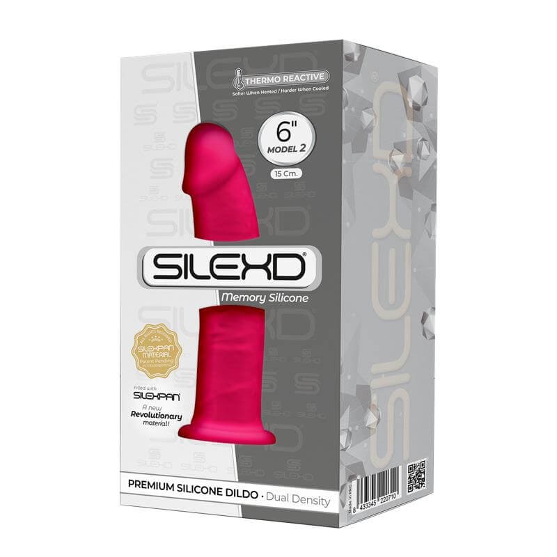 실렉스디 프리미엄 딜도 핑크 모델2 6&quot; SILEXD Premium Silicone Dildo